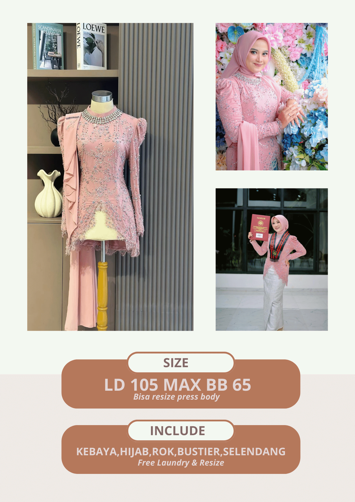 Kebaya Ersa Pink